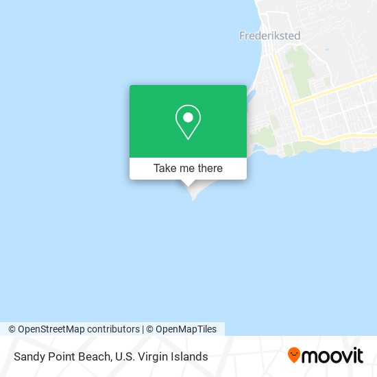 Sandy Point Beach map