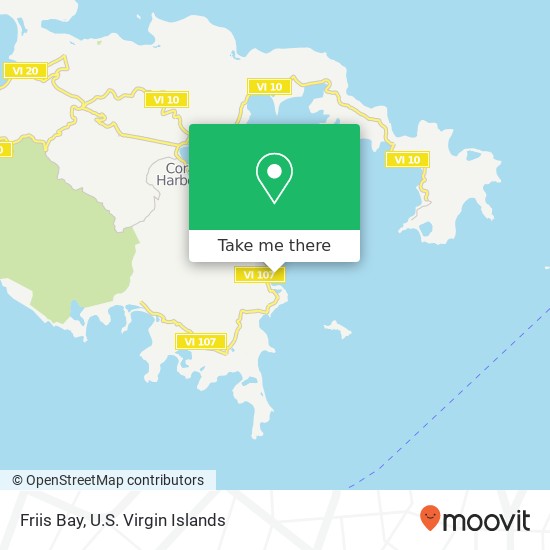 Friis Bay map