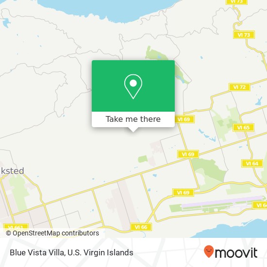 Blue Vista Villa map
