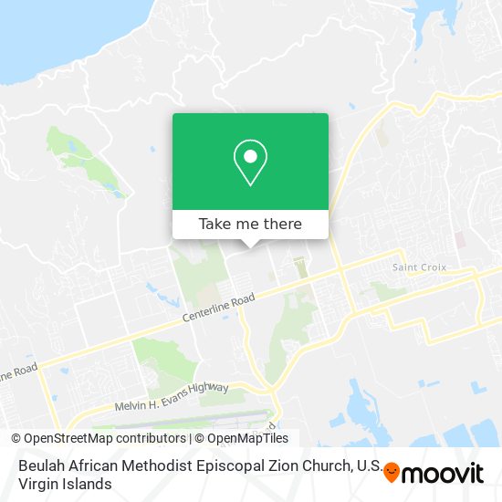 Beulah African Methodist Episcopal Zion Church map