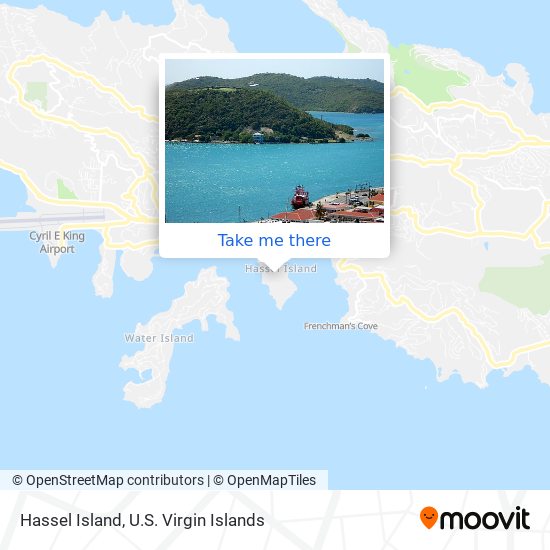 Hassel Island map