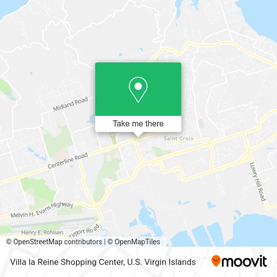 Villa la Reine Shopping Center map