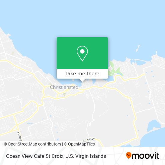 Ocean View Cafe St Croix map