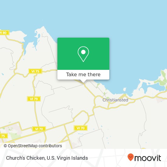 Church's Chicken, Northside Rd 00820 map