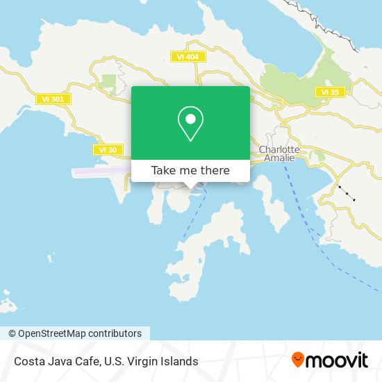 Costa Java Cafe map