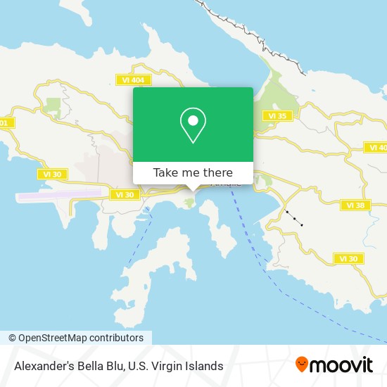Alexander's Bella Blu map