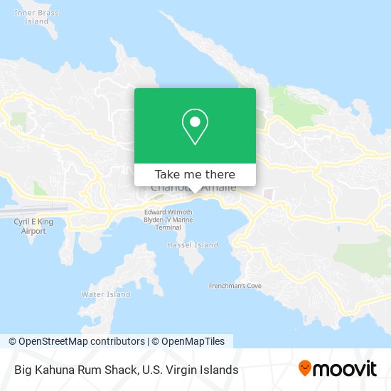 Big Kahuna Rum Shack map