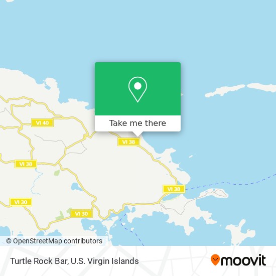 Turtle Rock Bar map