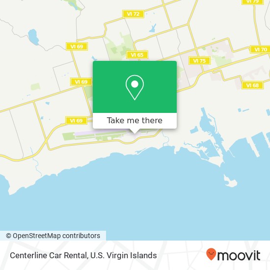 Centerline Car Rental map