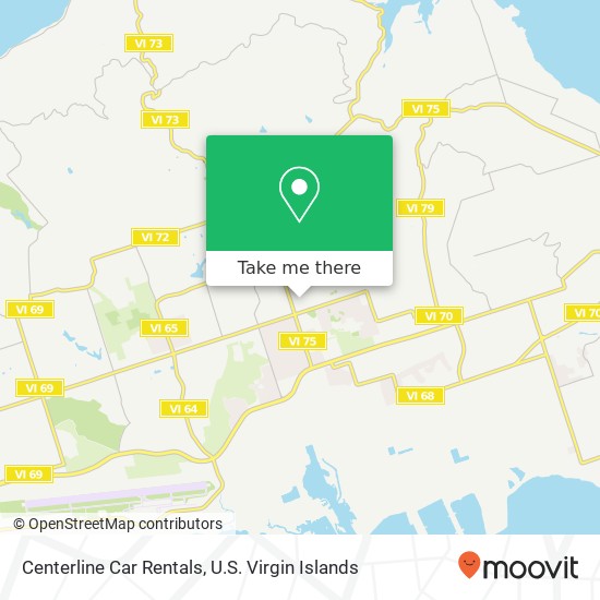 Centerline Car Rentals map