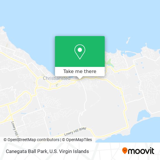 Canegata Ball Park map