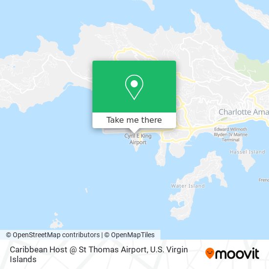 Caribbean Host @ St Thomas Airport map