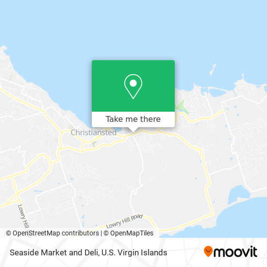 Seaside Market and Deli map
