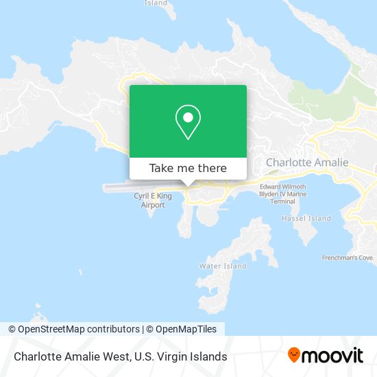 Charlotte Amalie West map