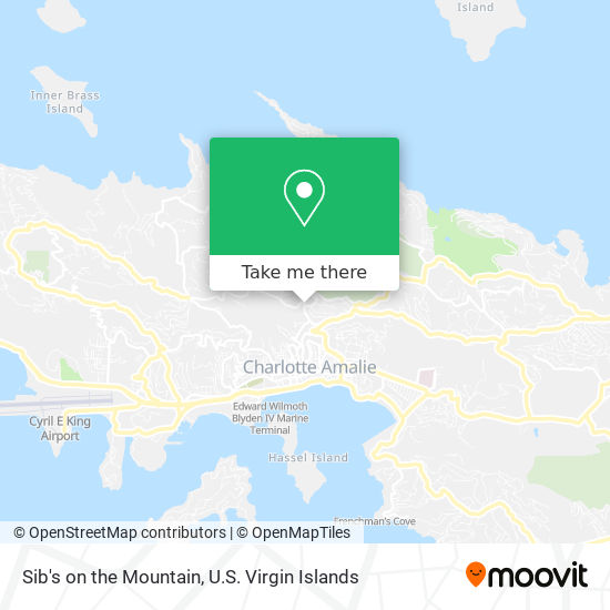 Mapa Sib's on the Mountain