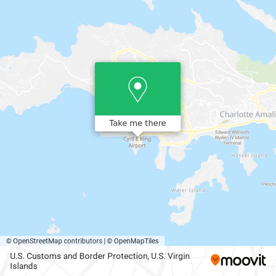 U.S. Customs and Border Protection map