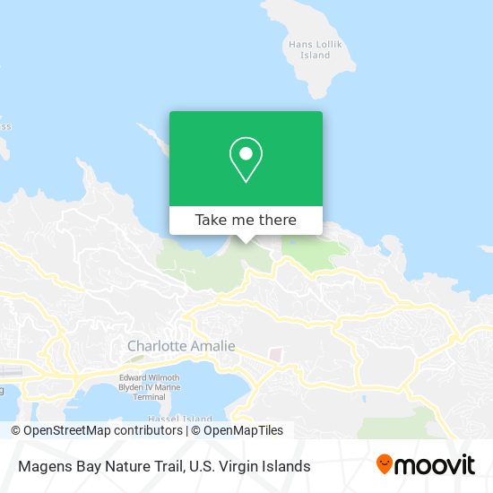 Mapa Magens Bay Nature Trail