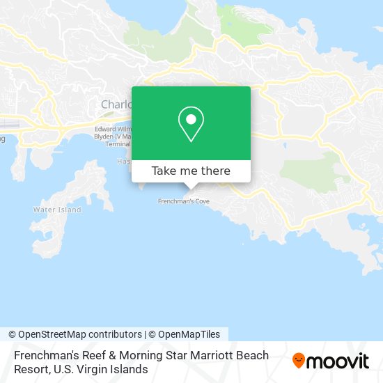 Frenchman's Reef & Morning Star Marriott Beach Resort map