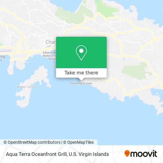 Aqua Terra Oceanfront Grill map