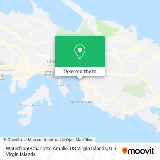 Waterfront-Charlotte Amalie,  US Virgin Islands map
