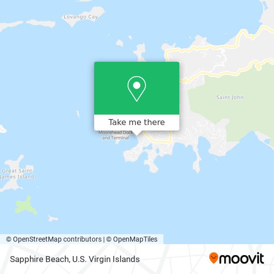 Sapphire Beach map