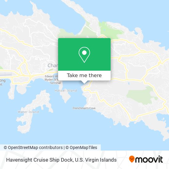 Havensight Cruise Ship Dock map