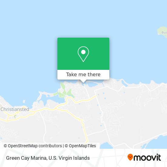 Green Cay Marina map