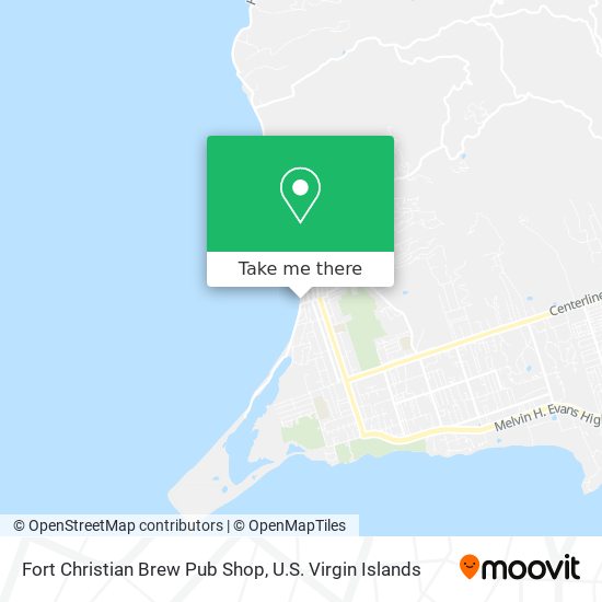 Fort Christian Brew Pub Shop map