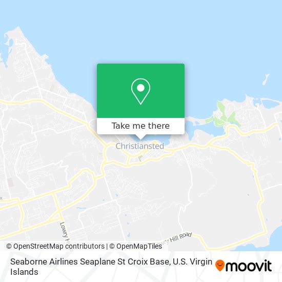 Seaborne Airlines Seaplane St Croix Base map