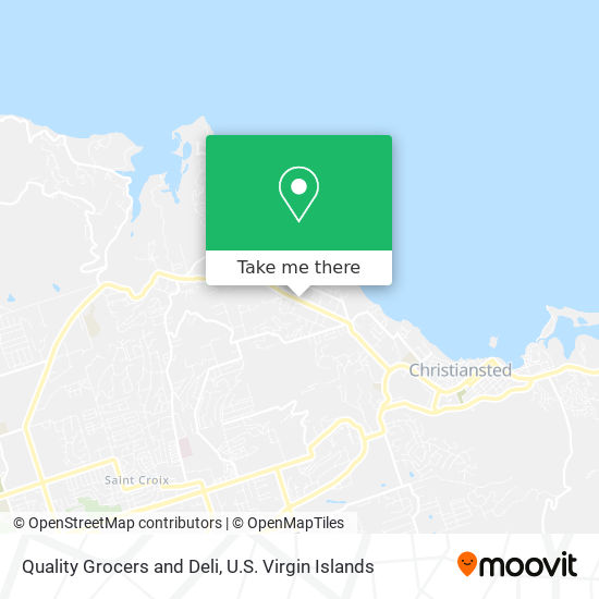 Quality Grocers and Deli map
