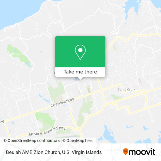 Beulah AME Zion Church map