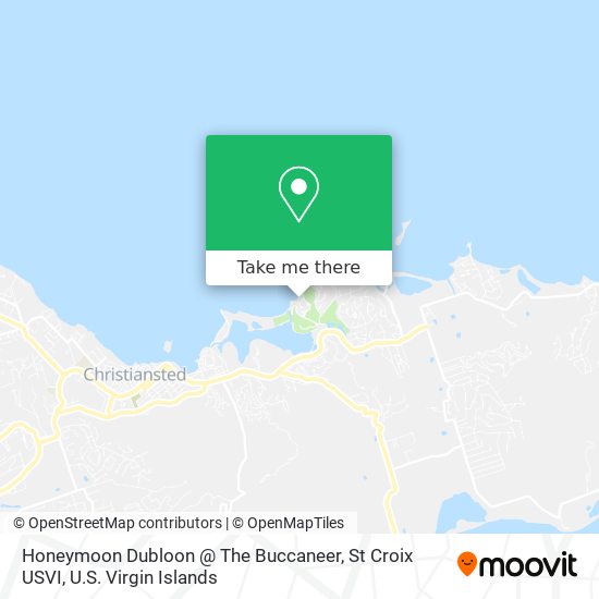 Honeymoon Dubloon @ The Buccaneer, St Croix USVI map