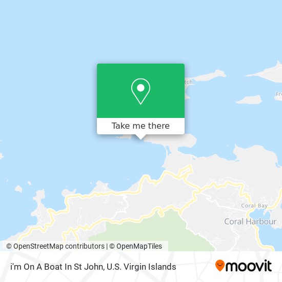 i'm On A Boat In St John map