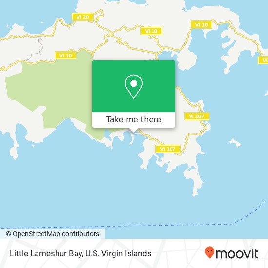 Little Lameshur Bay map