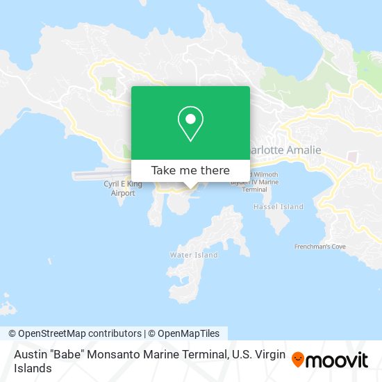 Austin "Babe" Monsanto Marine Terminal map