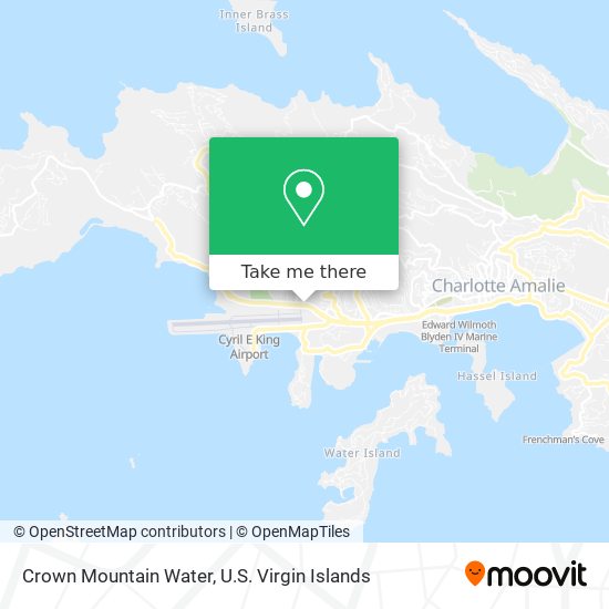 Crown Mountain Water map