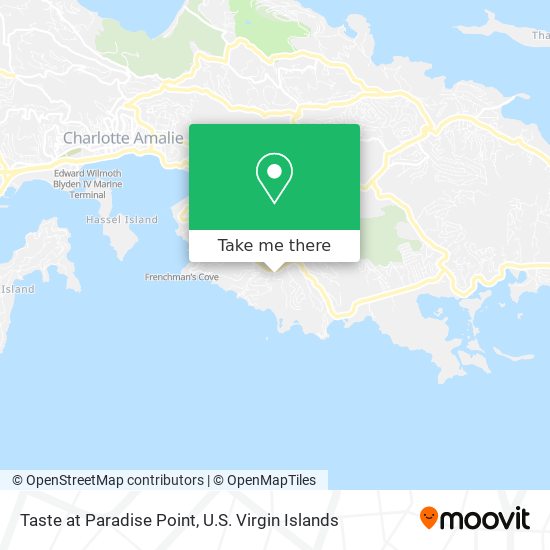 Taste at Paradise Point map