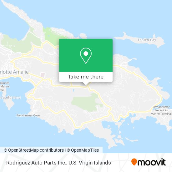Rodriguez Auto Parts Inc. map