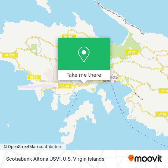 Scotiabank Altona USVI map