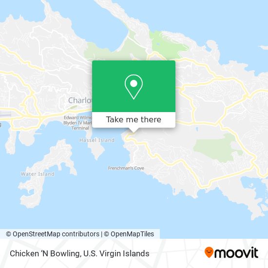 Chicken ‘N Bowling map