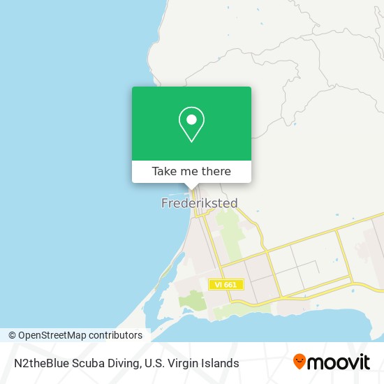 N2theBlue Scuba Diving map