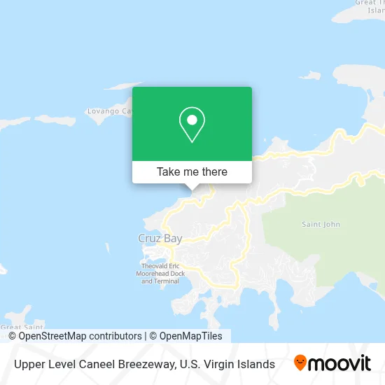 Upper Level Caneel Breezeway map