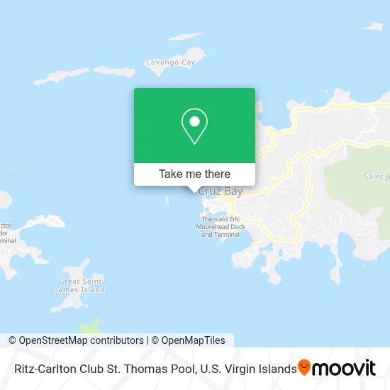 Ritz-Carlton Club St. Thomas  Pool map