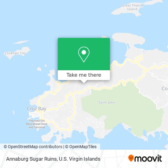 Annaburg Sugar Ruins map