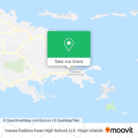 Ivanna Eudiora Kean High School map