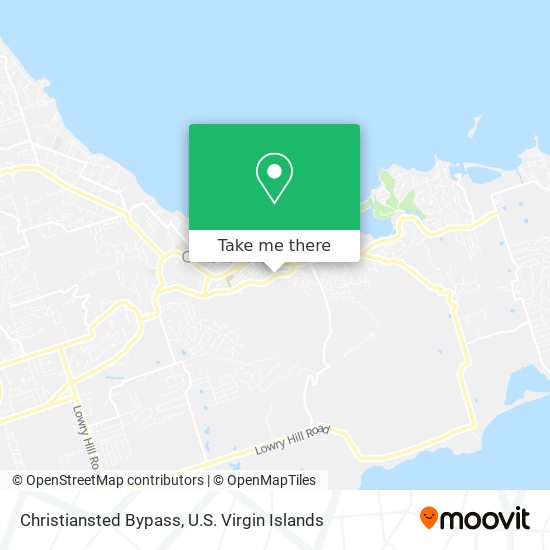 Christiansted Bypass map