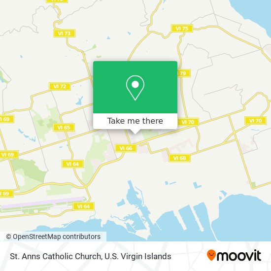 St. Anns Catholic Church map