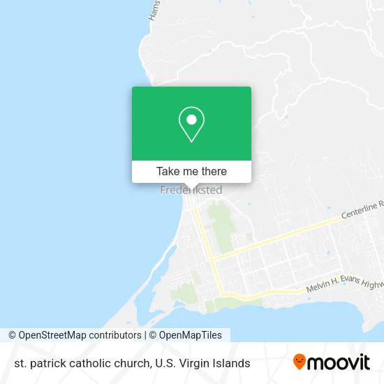 st. patrick catholic church map