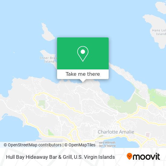 Hull Bay Hideaway Bar & Grill map