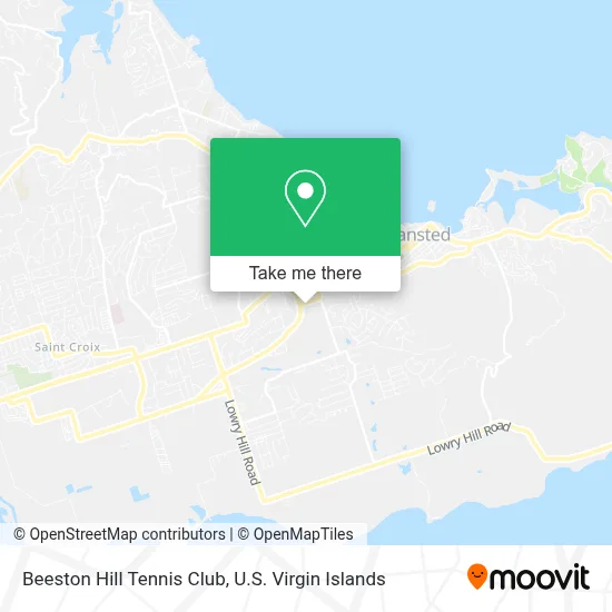 Beeston Hill Tennis Club map